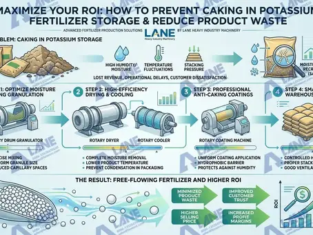 Maximize Your ROI: How to Prevent Caking in Potassium Fertilizer Storage and Reduce Product Waste