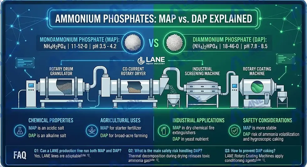 Ammonium Phosphate and Diammonium Phosphate: Properties, Uses, and Safety Explained