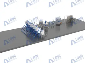 Liquid fertilizer production line