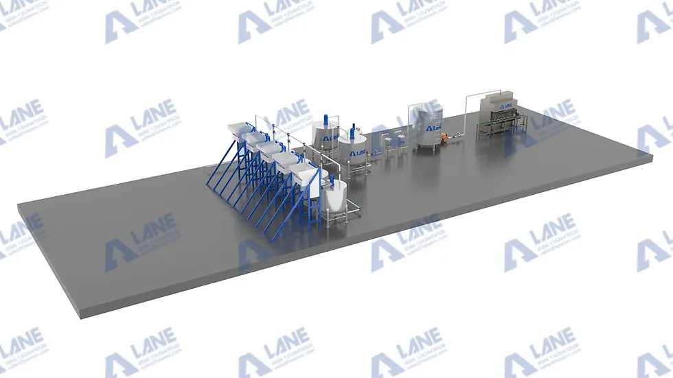 Liquid fertilizer production line