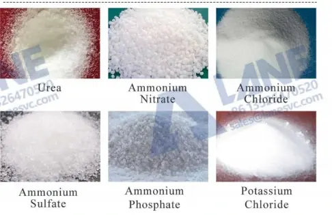 raw materials of liquid fertilizer production line