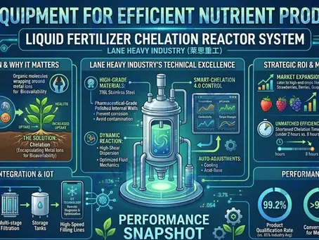 Liquid Fertilizer Chelation Reactor System: Core Equipment for Efficient Nutrient Production