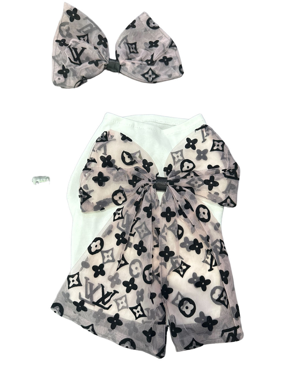 Thumbnail: Chewy Vuitton Bow Tee with Bow 