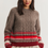 Thumbnail: Velvet by Graham & Spencer Elayne Alpaca Cable Knit Sweater