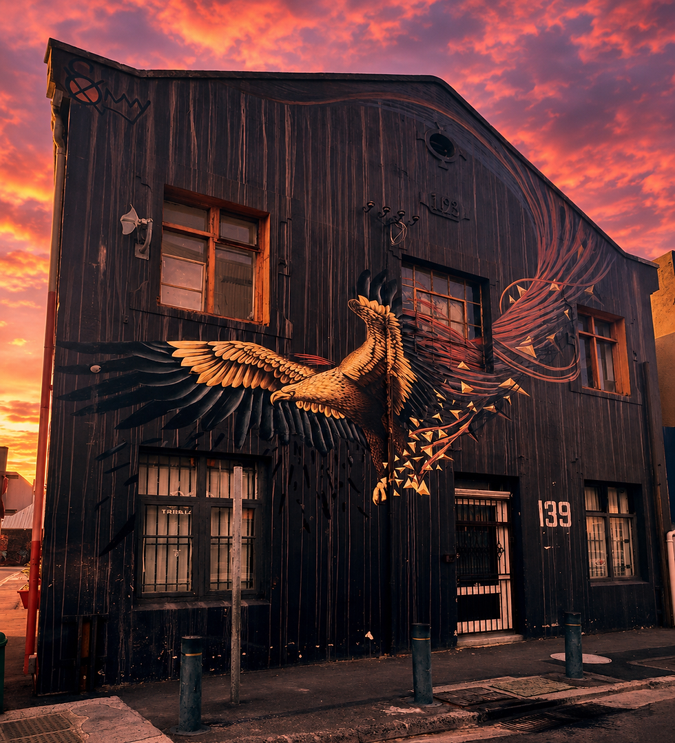 Building art in Woodstock, Cape Town