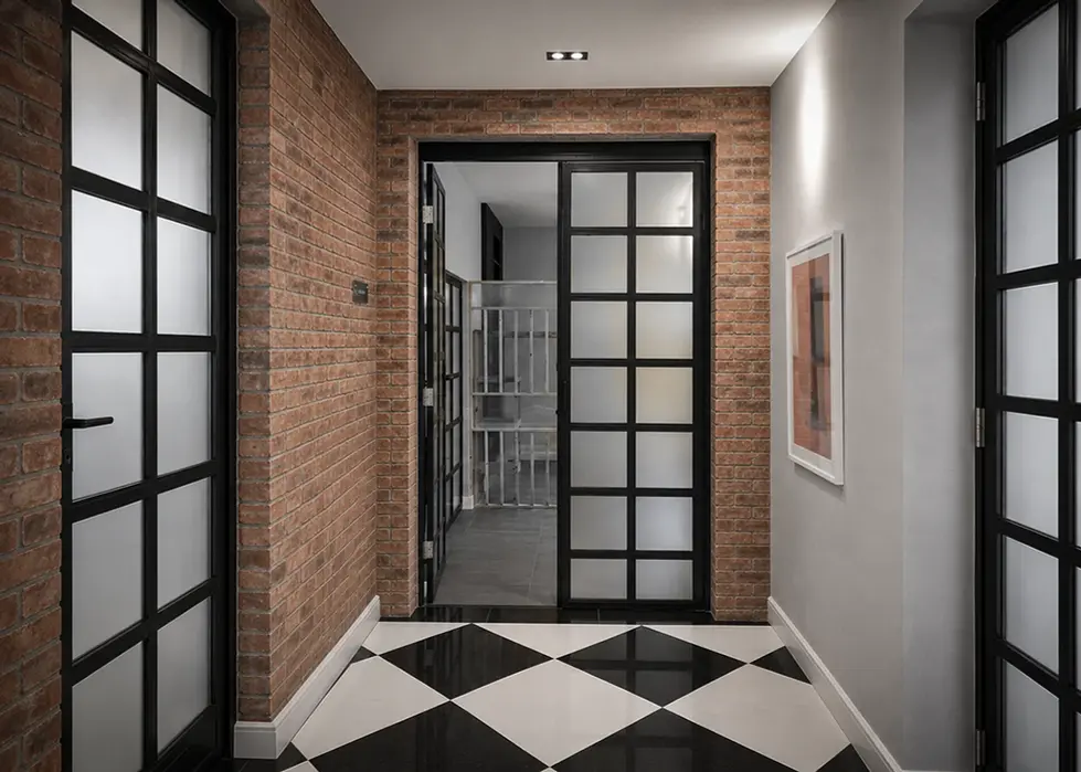 The Leo studio 3 entrance on the ground floor, Woodstock
