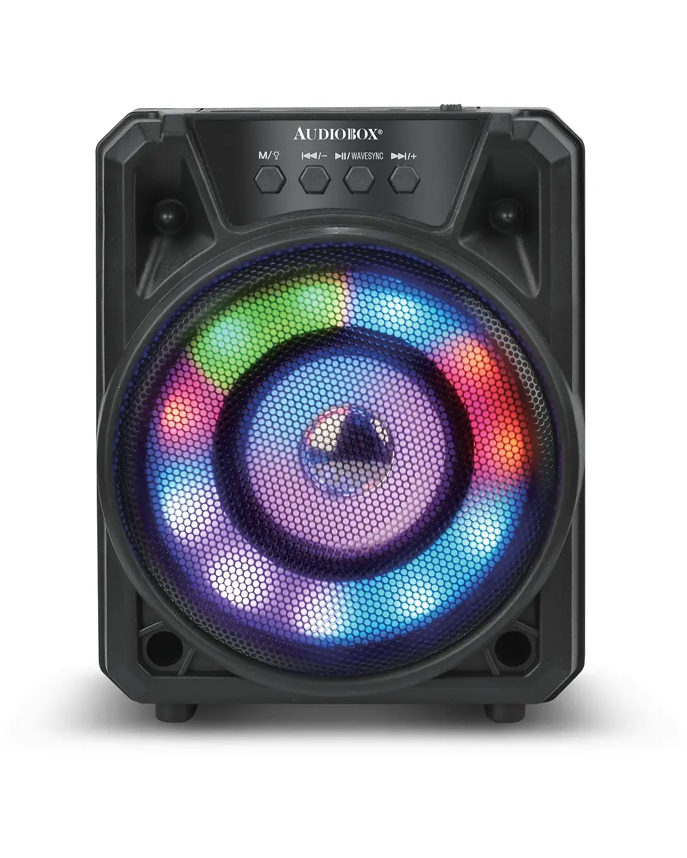 Thumbnail: Audiobox 3″ Portable Mini Speaker with Ring Light ABX-3R