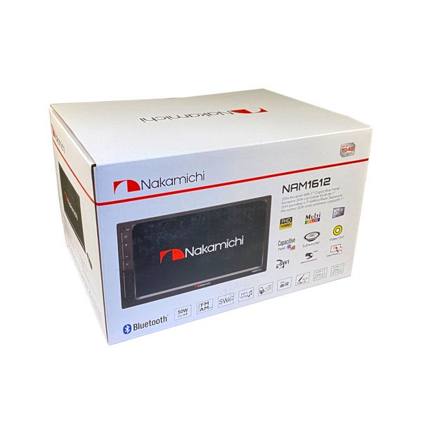 Thumbnail: Nakamichi Double-DIN Digital Media Receiver with Bluetooth NM-NAM1612
