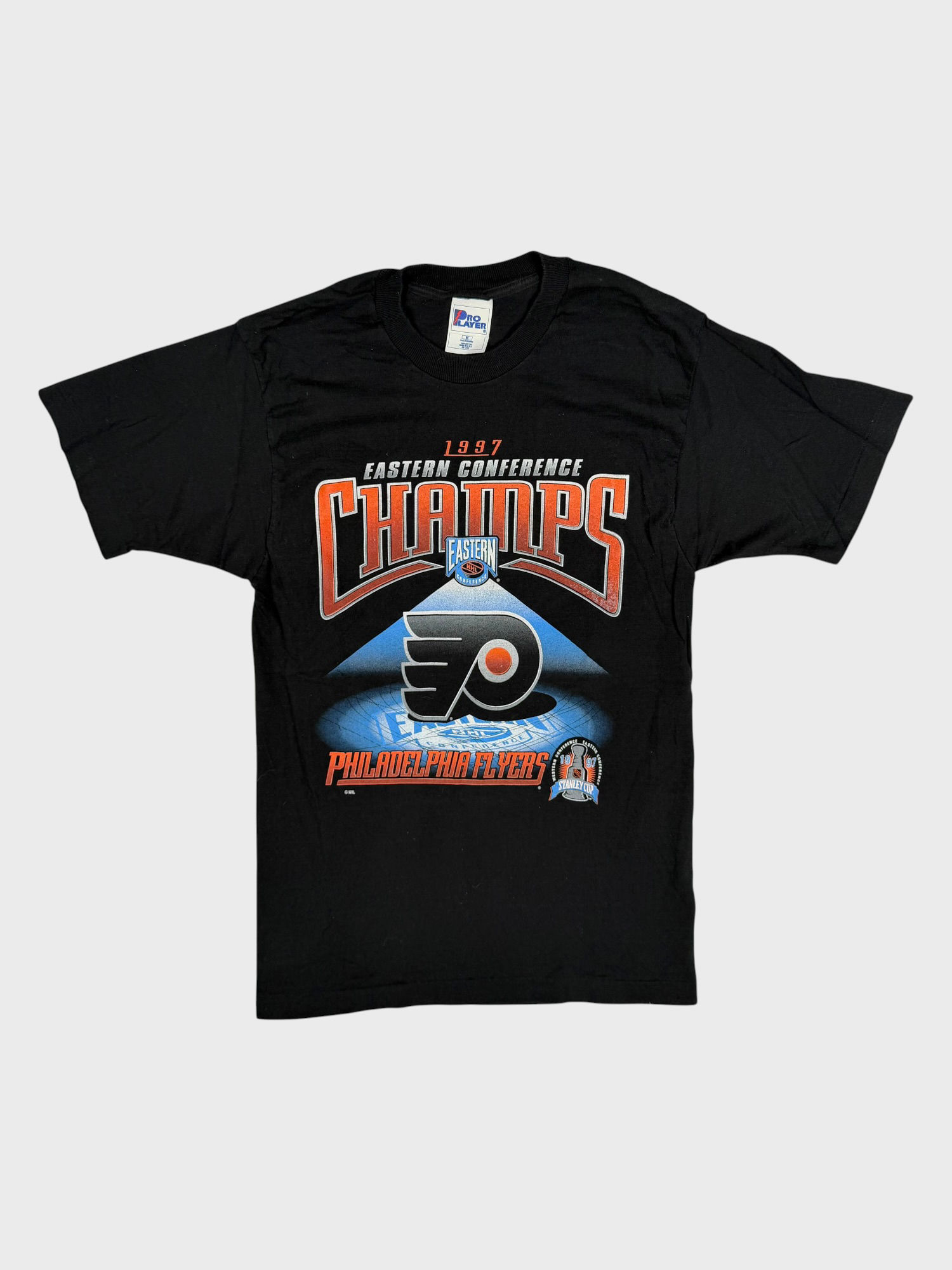 Vintage 1997 M Philadelphia Flyers Eastern Conference Champs Shirt