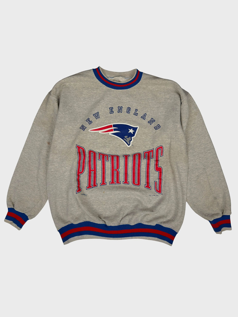 Thumbnail: Vintage 1994 L New England Patriots Nutmeg Crewneck Sweatshirt