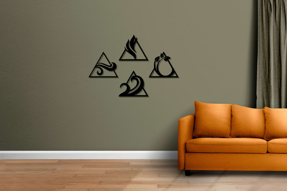 4 Elements Decorative Wall Decor