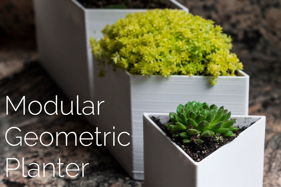 Modular Geometric Planters