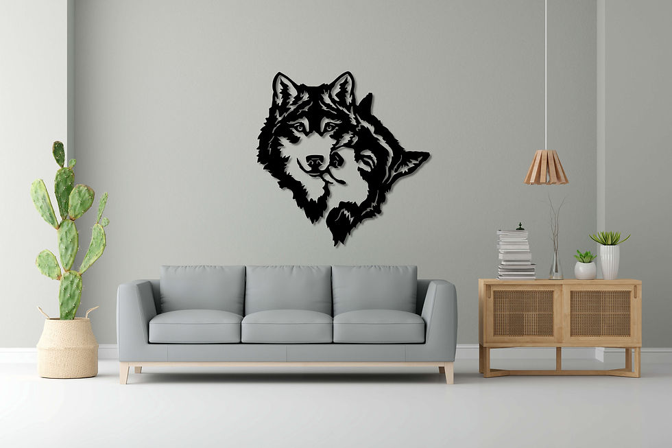 Majestic Wolves Wall-Decor