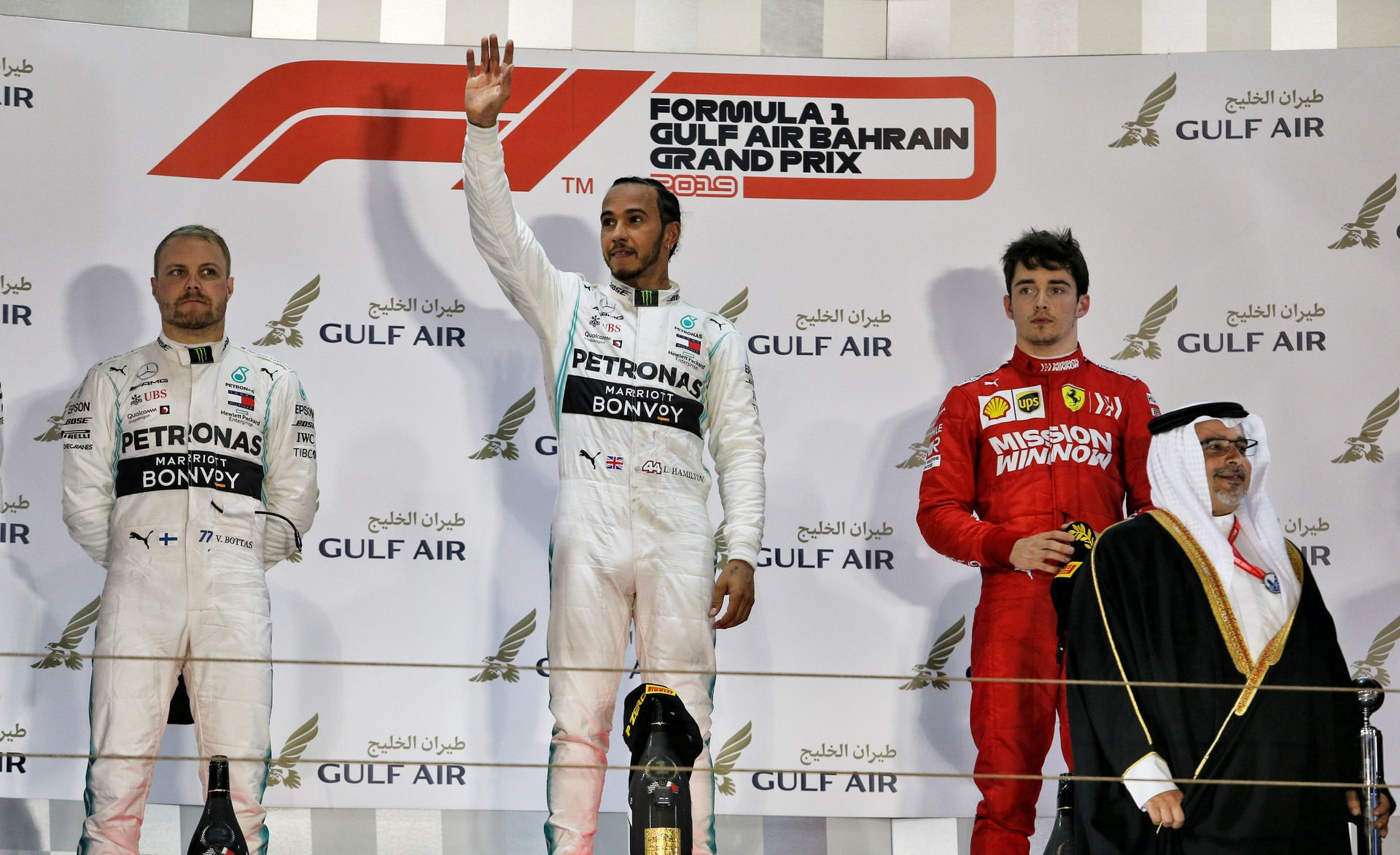 F1 2019 Bahrain GP Podium