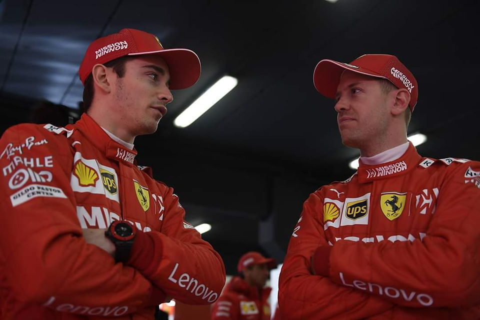F1 2019 Chinese Grand Prix - Vettel, Leclerc - Ferrari