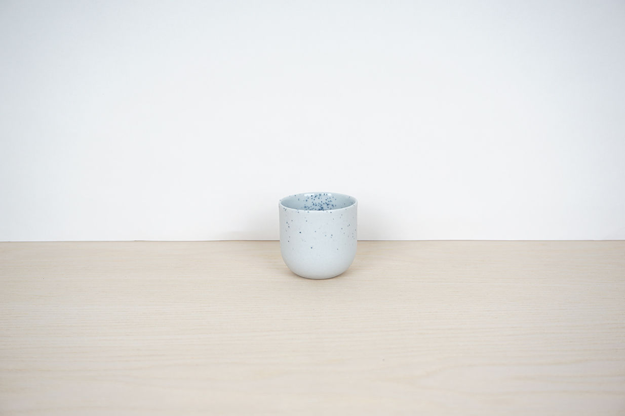 Espresso - Speckled grey + transparant glaze - smooth finish / 00071