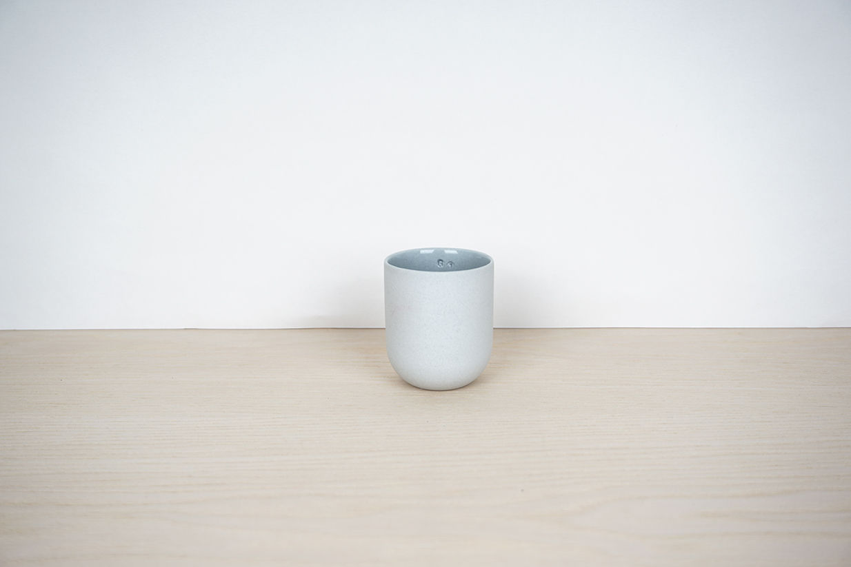 Espresso - Light grey + grey glaze - smooth finish / 00063