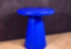 Majorelle Blue Moroccan Tadelakt Plaster Table