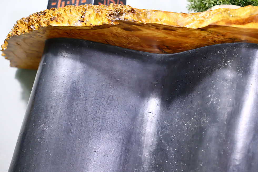 Thumbnail: Live Edge Tadelakt Console Table