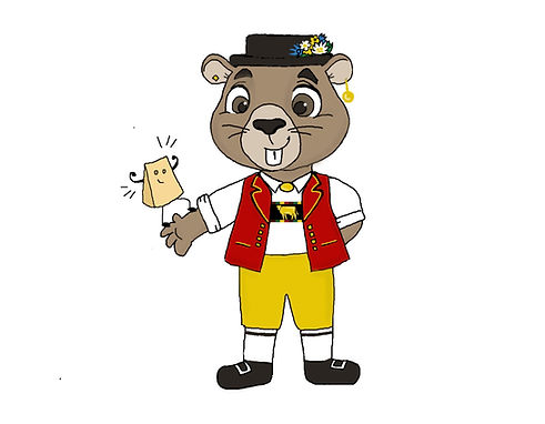 Meli the Murmeli cartoon character