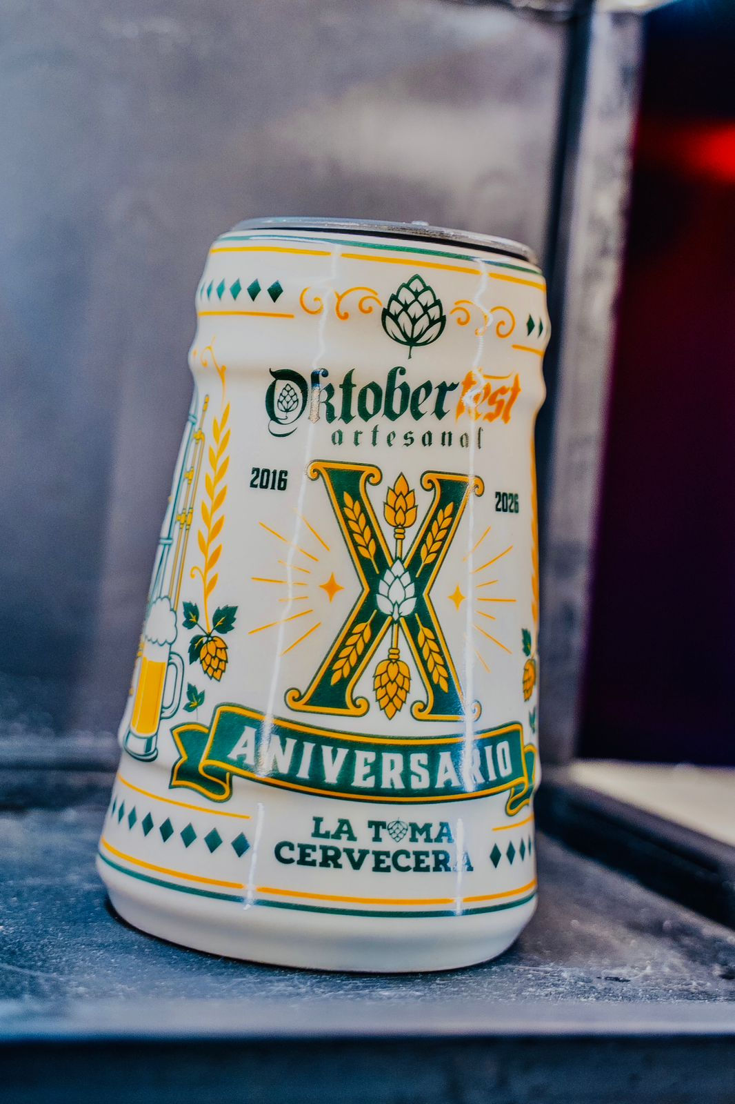 Jarro Oficial Oktoberfest Artesanal 2026 – Edición Especial X Aniversario