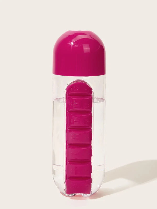 Miniatura: Portable Water Bottle With Pill Storage Box