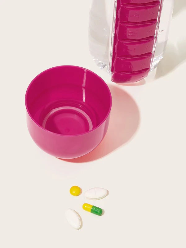 Miniatura: Portable Water Bottle With Pill Storage Box