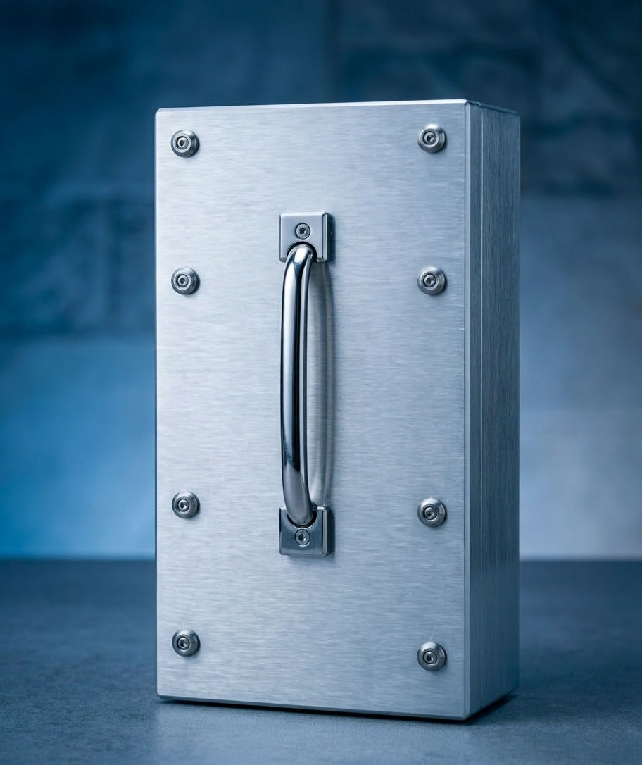 PiggyPower TEG 10 metal enclosure with handle