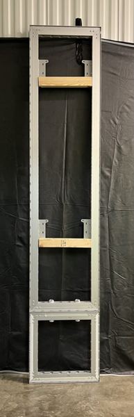UB-F-014 Straight Frame Assembly - Modified (TV/Green Wall Mount) – 496 × 2480mm Qty 1