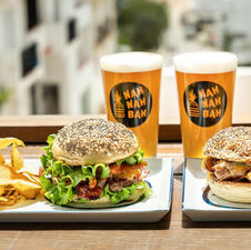 Nah Nah Bah - a local favorite for vibrant burgers & tropical vibes