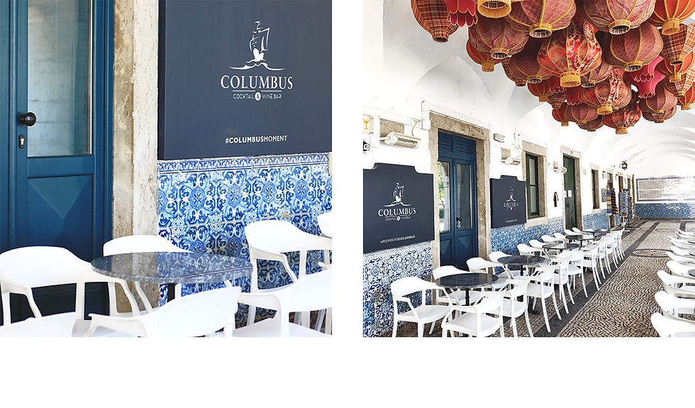 Columbus Bar in Algarve, everyone's favorite cocktail bar, a beautiful spot with a great vibe