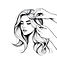 women's hair being styled with hand actively working on hair logo no words .jpg