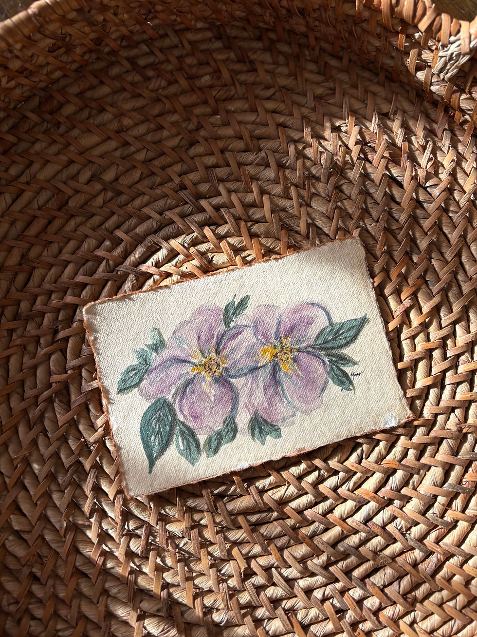 Thumbnail: Peony Inspired light purple floral (Original)