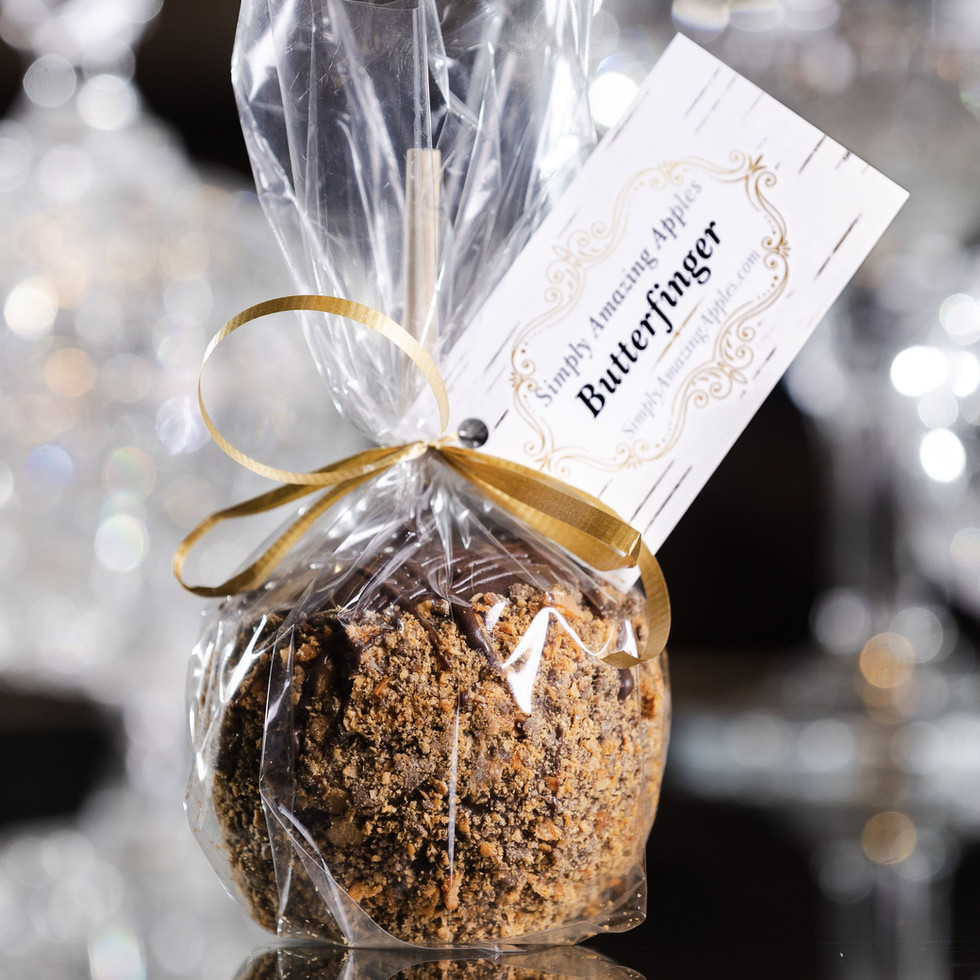 Butterfinger Gourmet Milk Chocolate Carmel Apple Packaging