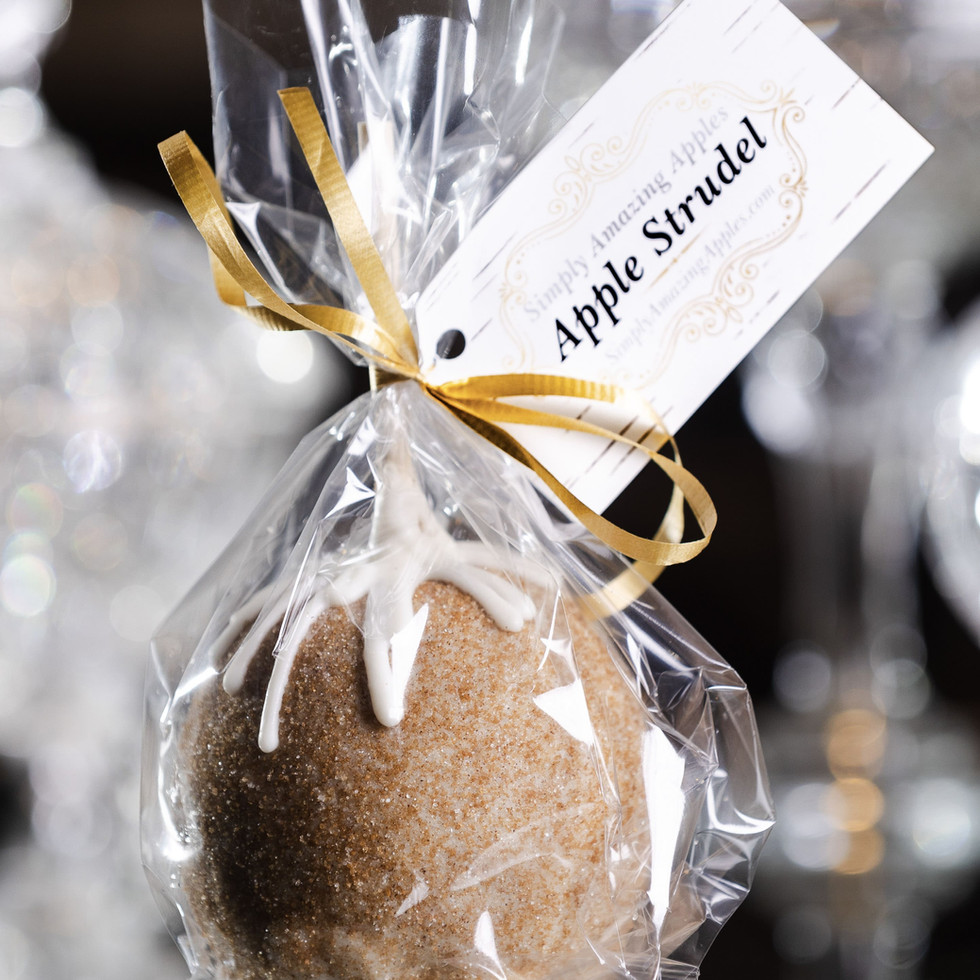 Apple Strudel Gourmet Caramel Apple Packaging