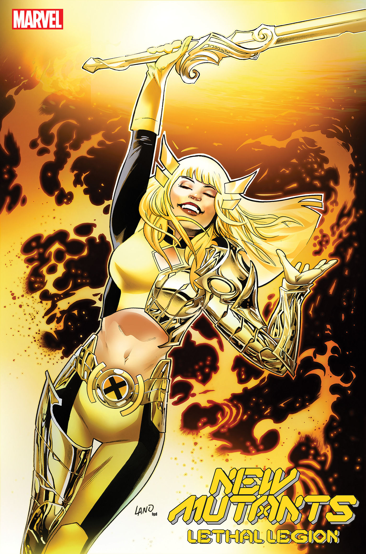 NEW MUTANTS LETHAL LEGION 1 LAND VARIANT