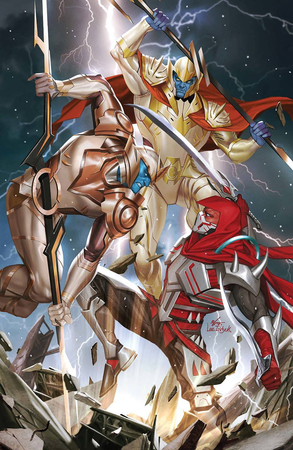 MIGHTY MORPHIN #10 CVR C INCV LEE 1:10