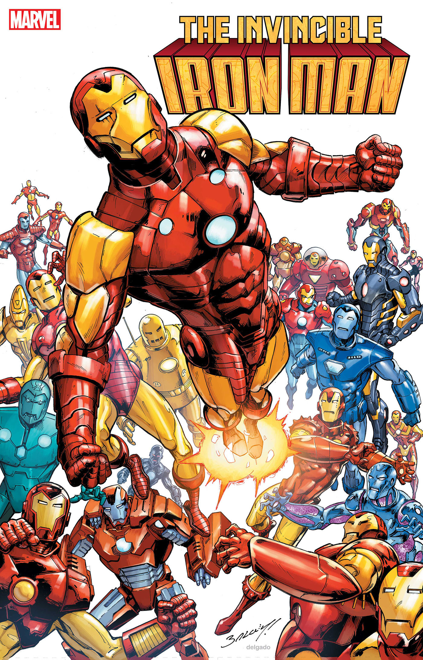 INVINCIBLE IRON MAN 1 BAGLEY 2ND PRINTING VARIANT