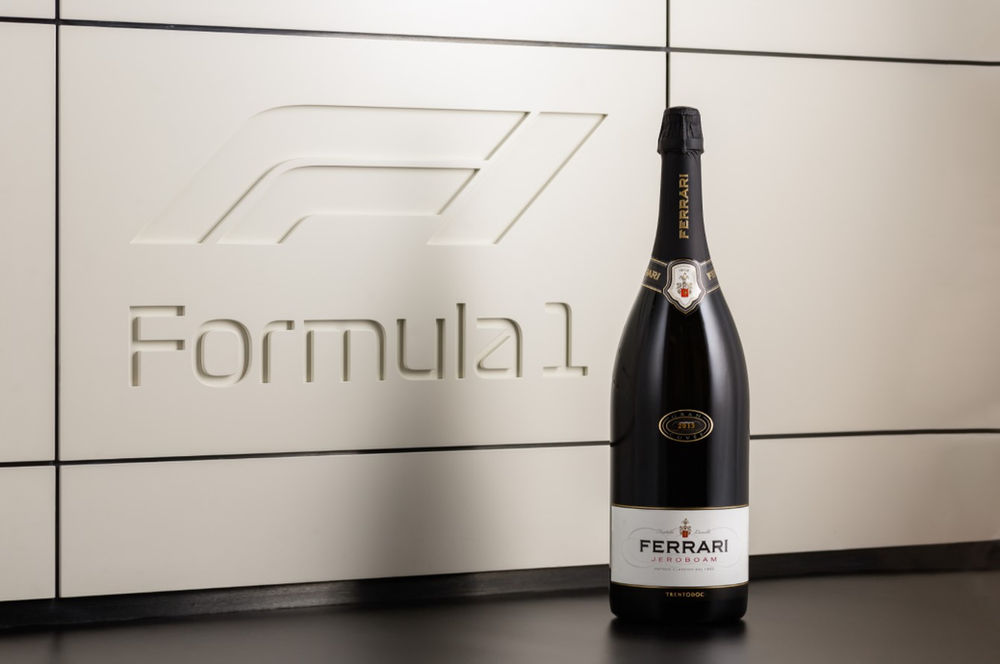 FIA Formula 1 World Championship Italy' premium sparkling wine Ferrari Trento to the podium FIA Formula 1 World Championship Italy' premium sparkling wine Ferrari Trento to the podium