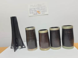 Four Vintage Bb Clarinet Barrels Ebonite & Grenadilla w/ Portable Plastic Stand - $150