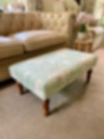 World maps Upholstered coffee table padded footstool, Ottoman, footstall, bench