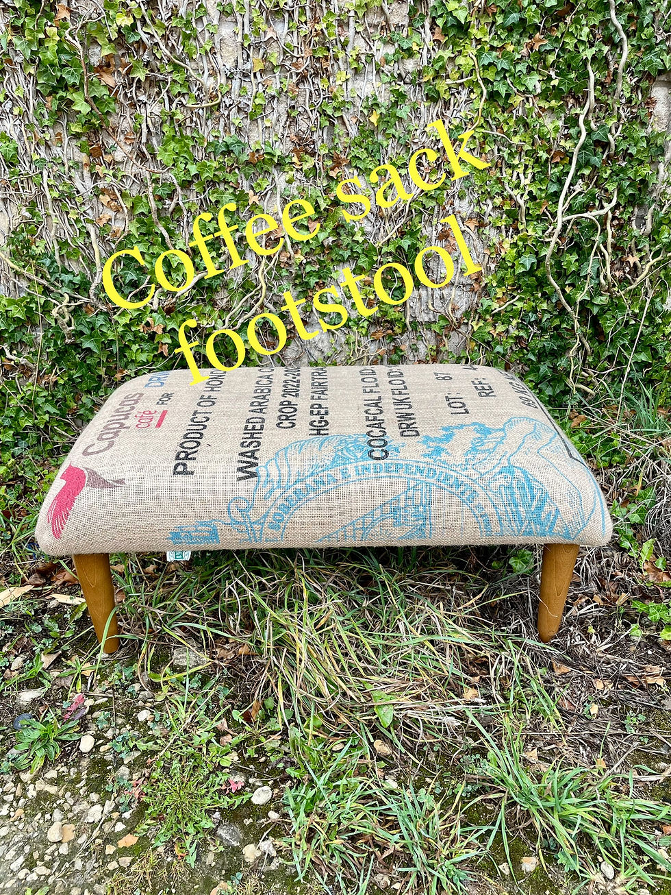 Thumbnail: Coffee sack Upholstered coffee table padded footstool, Ottoman, footstall, bench