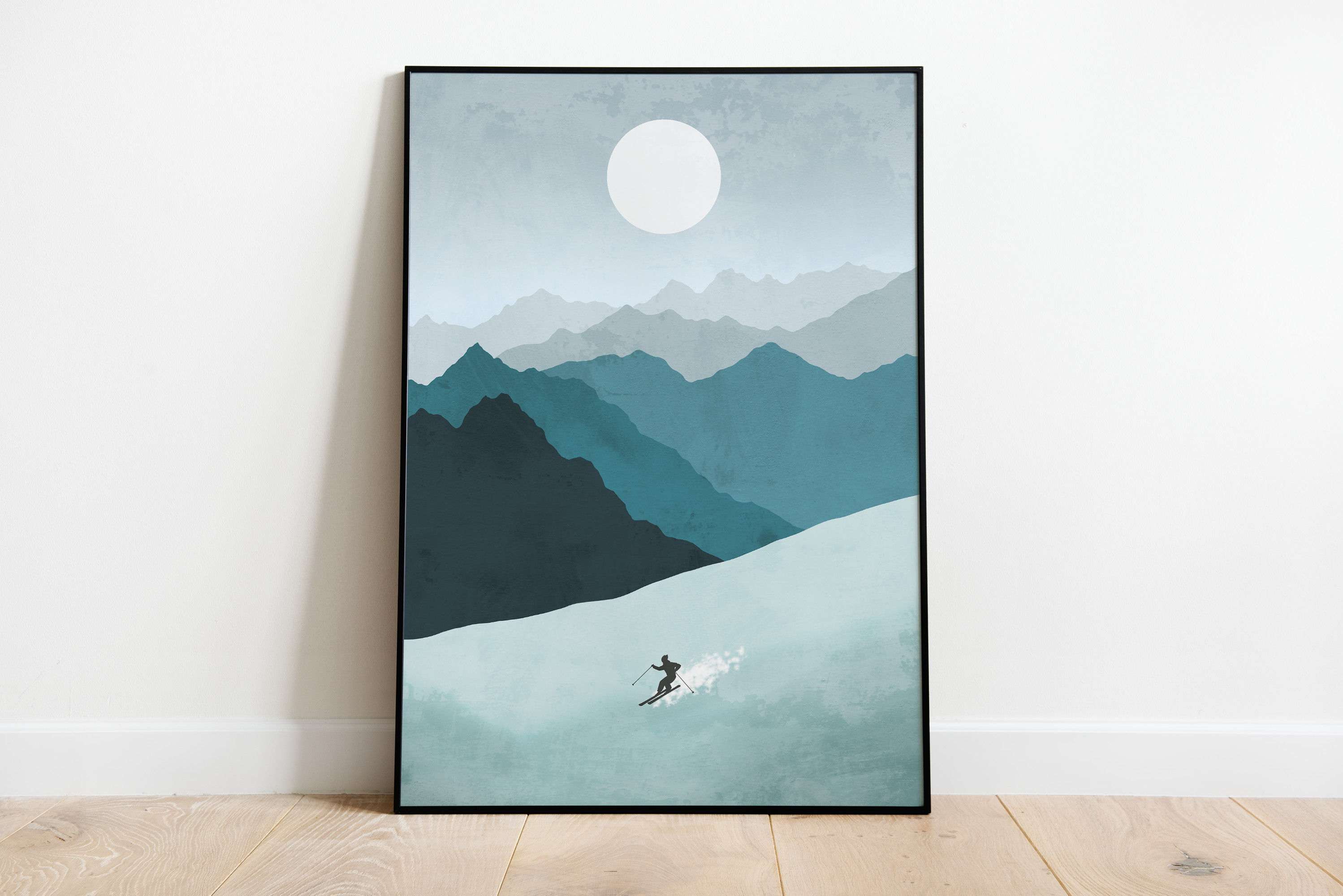 Skiing Print