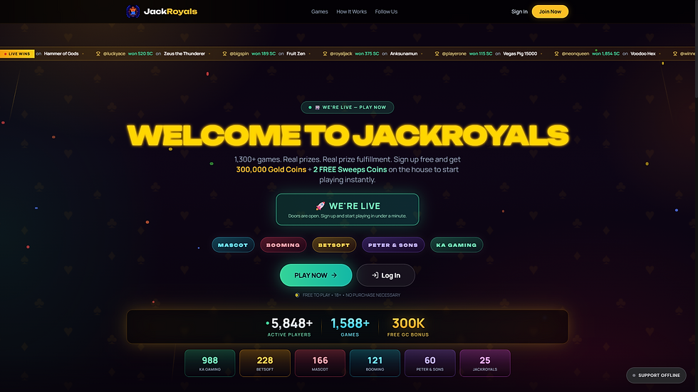 JackRoyals homepage