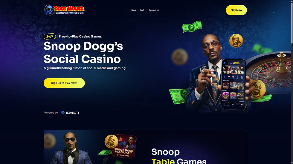 Dogg House Casino homepage