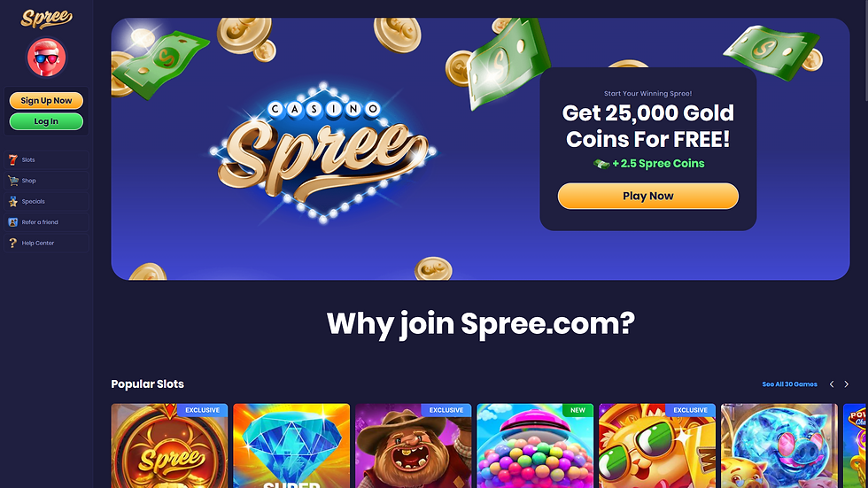 Spree homepage