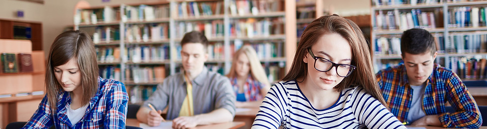 Students Taking Exams