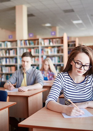 Students Taking Exams