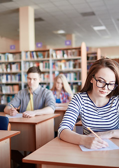 Students Taking Exams