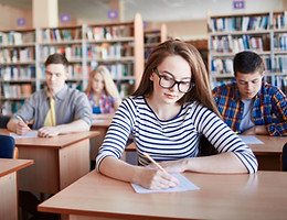 Students Taking Exams